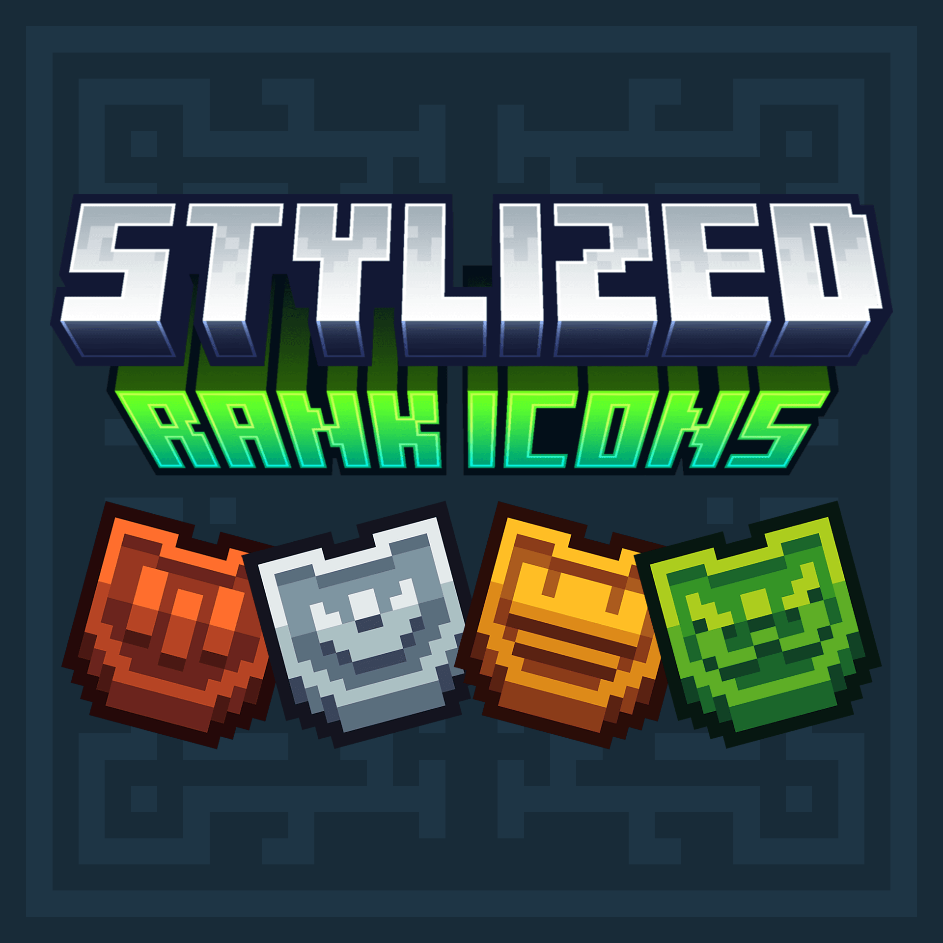 Stylized Rank Icons